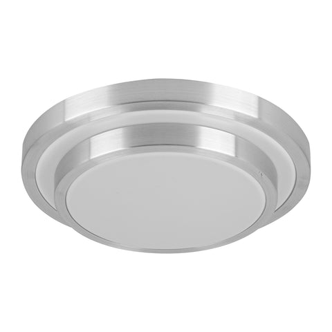 Luminario LED plafón decorativo 18W 6500K, metálico, BASIC | PLA-703L | 29007