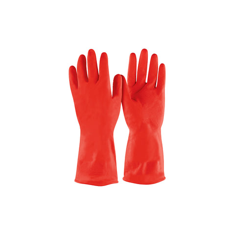 Guantes de látex para limpieza, rojos, XCH, Pretul | GU-345 | 29946