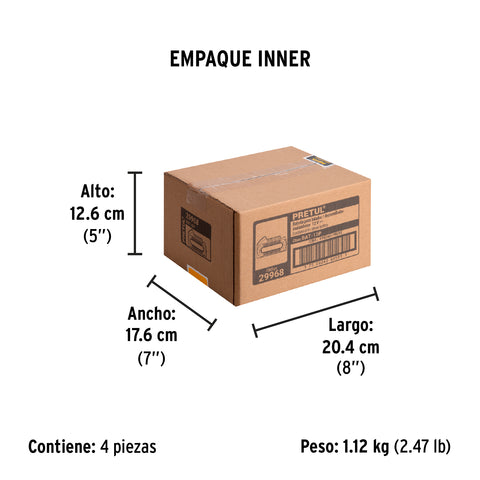 Batería ion litio, 12V, 2 Ah, PRETUL | BAT-12P | 29968
