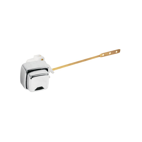 Botón frontal plástico cromado para WC, FOSET | PW-022 | 40009
