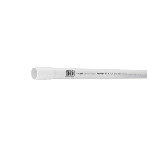 Tubo de 1' PVC hidráulico RD 26, 3m, 0.6kg, FOSET | PVC-103 | 40083