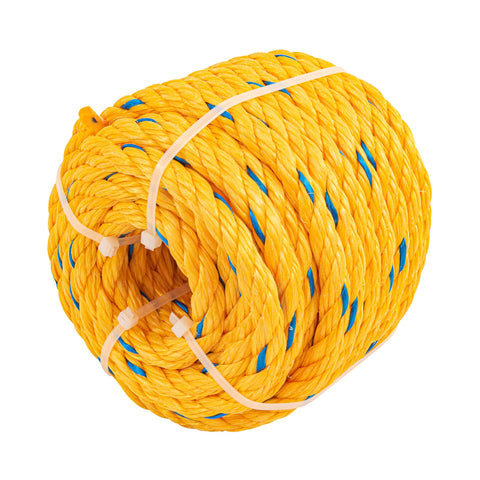 Metro de cuerda amarilla de polipropileno 13 mm, rollo 13m | CUE-131M | 40097
