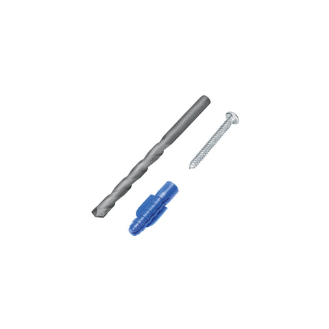 Kit de 20 taquetes 3/8' con pijas #12 y 1 broca 3/8', FIERO | TQ-3/8J | 40161