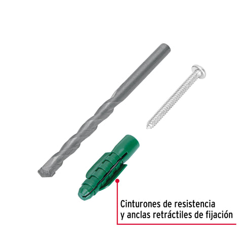 Kit de 20 taquetes 1/2' con pijas #14 y 1 broca 1/2', FIERO | TQ-1/2J | 40162