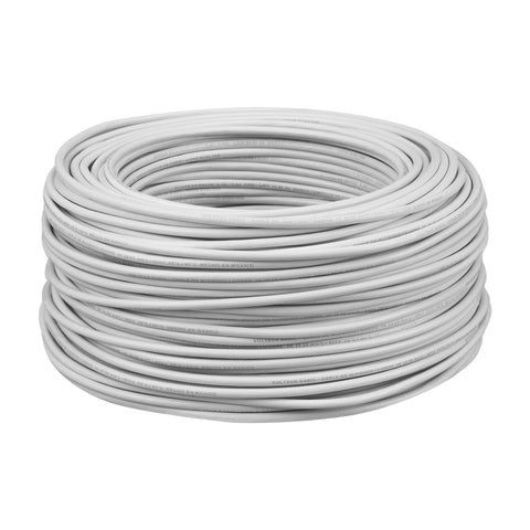 Rollo de 100 metros de cable THW CCA 10 AWG blanco, Basic | CCA-10B | 40208