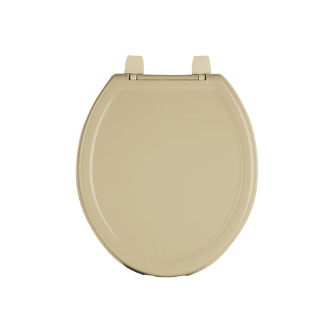 Asiento redondo ligero con tapa para WC, beige, FOSET BASIC | AWC-35C | 40244