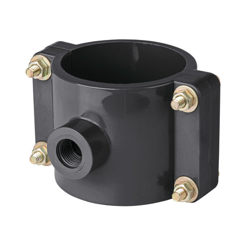 Abrazadera para toma domiciliaria PP 3' x 1/2', FOSET | ATD-3 | 40714