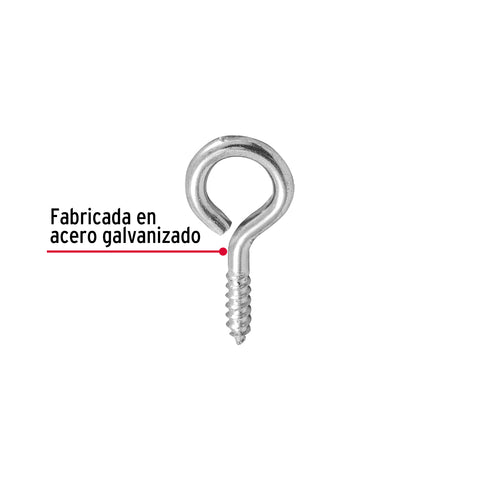 Blíster con 8 armellas cerradas de 19 x 60, FIERO | AR-19CB | 40720