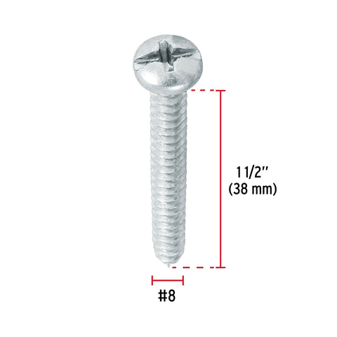 Blíster con 10 pijas para lámina, #8 x 1-1/2', FIERO | PILA-8X1-1/2A | 40730