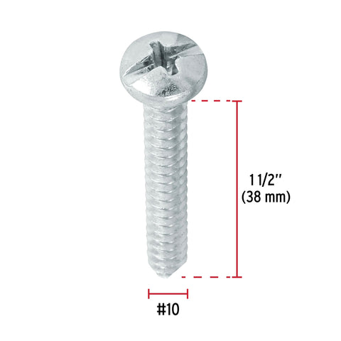 Blíster con 8 pijas para lámina, #10 x 1-1/2', FIERO | PILA-10X1-1/2A | 40731