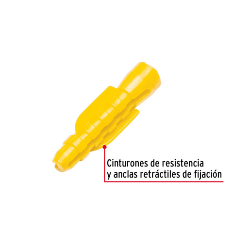 Bolsa con 20 taquetes de plástico 7/32', FIERO | TAQ-7/32PA | 40745