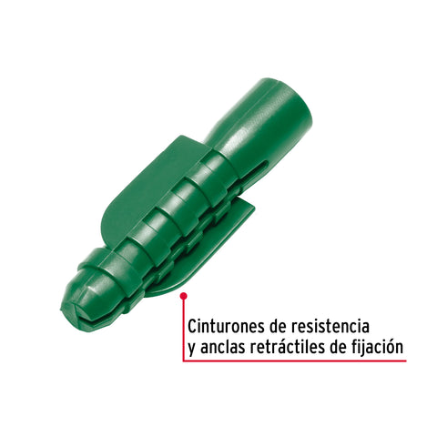 Bolsa con 20 taquetes de plástico 1/2', FIERO | TAQ-1/2PA | 40749