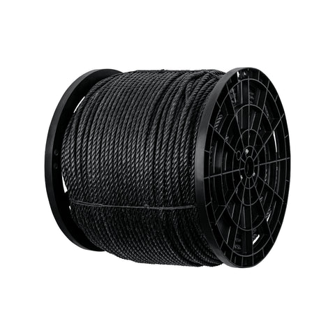 Kilo de cuerda negra de polipropileno 10 mm, carrete 20kg | CUE-10NK | 40765