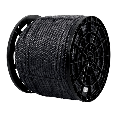 Kilo de cuerda negra de polipropileno 16 mm, carrete 30kg | CUE-16NK | 40768