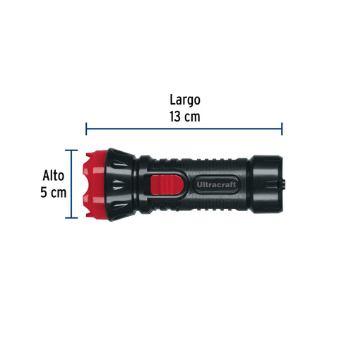 Linterna plástica de LED, 40 lm, recargable, ULTRACRAFT | LILE-21U | 41010