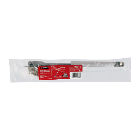 Pistón a gas con capacidad de 100 N / 10 kg, HERMEX | PIGA-100 | 42003