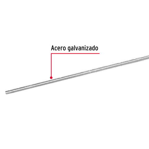 Varilla roscada de 1 m x 1/4', FIERO | VARO-1/4 | 42411