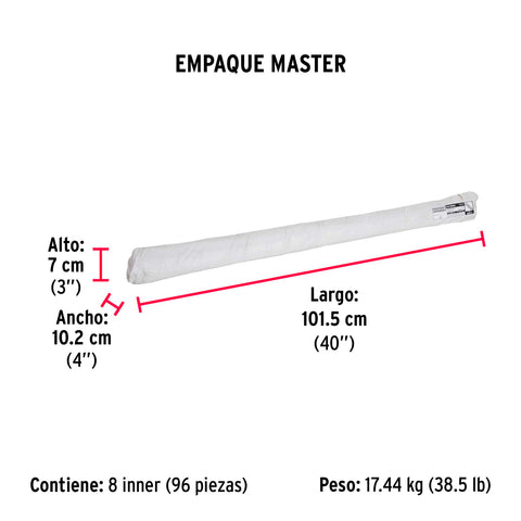 Varilla roscada de 1 m x 1/4', FIERO | VARO-1/4 | 42411