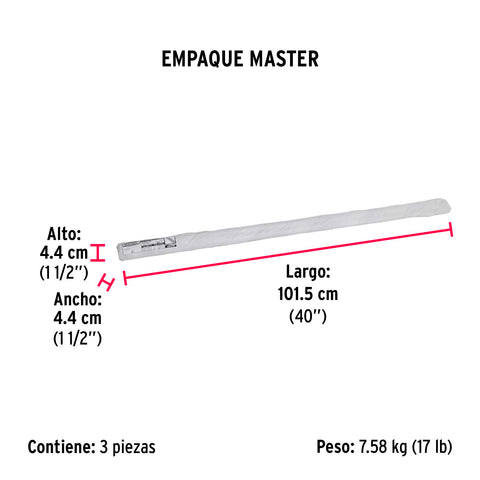 Varilla roscada de 1 m x 7/8', FIERO | VARO-7/8 | 42418