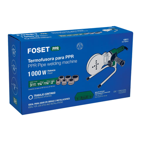 Termofusora de 1000 W para PPR, FOSET | CV-TER10 | 43011
