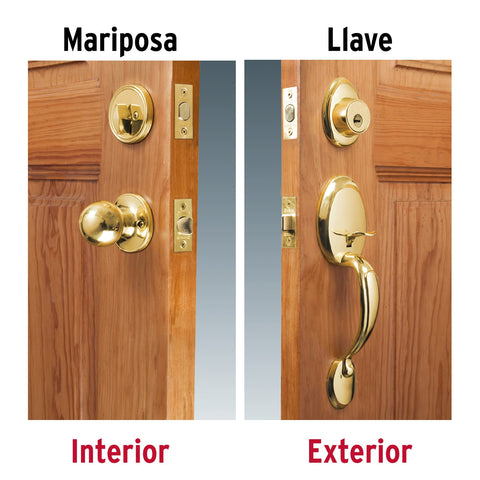 Jaladera y perilla, Lugo llave-mariposa, LB, HERMEX | CEP-11PJ | 43021
