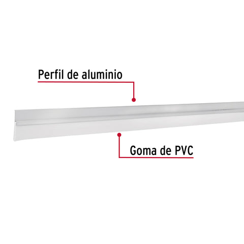 Guardapolvo fijo de 100 cm, aluminio, HERMEX | GUPO-100A | 43030