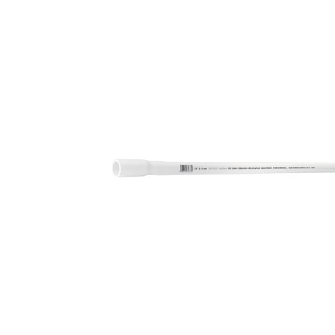 Tubo de 1/2' PVC hidráulico cédula 40, 3m, 0.7kg, FOSET | PVC-001 | 43038