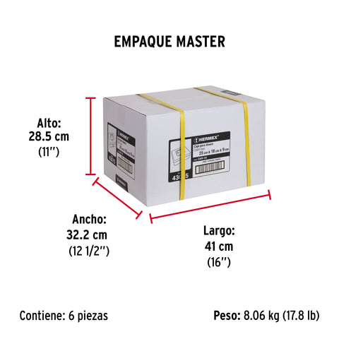 Caja para dinero, 25 cm, HERMEX | CADI-25 | 43075