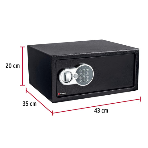 Caja de seguridad electrónica, Laptop, HERMEX | CASE-43 | 43082