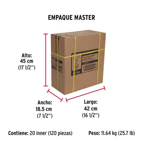 Bolsa c/2 bisagras bidimensionales de 95° cobertura media | BIDI-95M | 43160