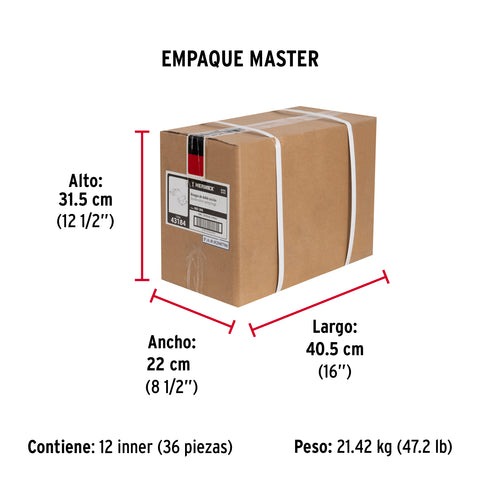 Bisagra de doble acción 3' acero negro, HERMEX | BID-306 | 43184