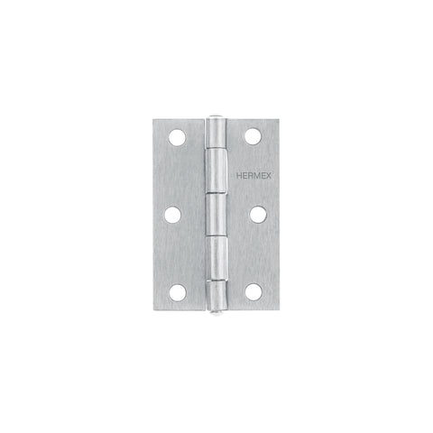 Bisagra rectangular 3' acero pulido, HERMEX | BR-300 | 43189