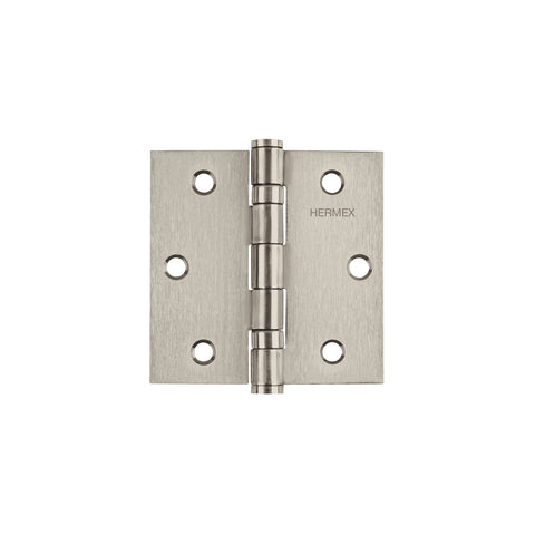 Bisagra cuadrada 3' acero inox, cabeza plana, HERMEX | BC-304P | 43227