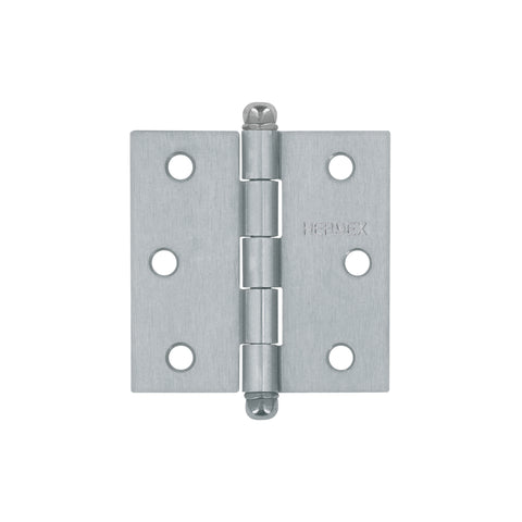 Bisagra cuadrada 2-1/2', satinado, cabeza redonda, HERMEX | BC-253R | 43255