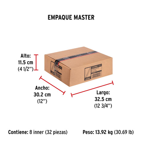 Bolsa con 2 correderas extensión 30 cm p/cajón, ancho 3.5 cm | COR-330 | 43284