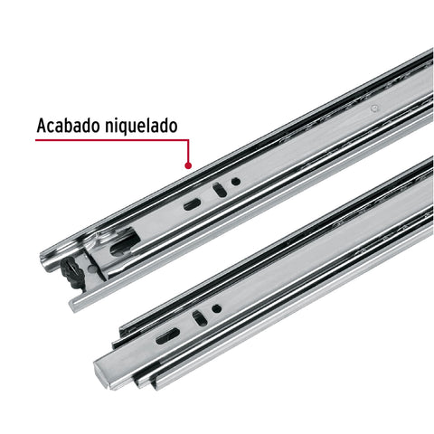 Bolsa con 2 correderas extensión 35 cm p/cajón, ancho 3.5 cm | COR-335 | 43285