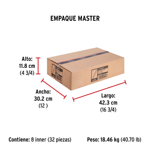 Bolsa con 2 correderas extensión 40 cm p/cajón, ancho 3.5 cm | COR-340 | 43286