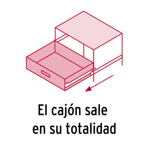 Bolsa con 2 correderas extensión 45 cm p/cajón, ancho 3.5 cm | COR-345 | 43287