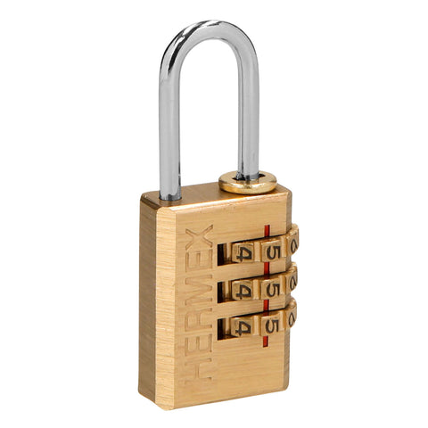 Candado de combinación 20 mm cuerpo de latón en blíster | CL-20C | 43346