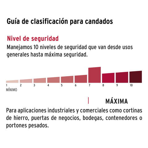 Candado antipalanca, 65mm, cuerpo de latón llave tradicional | COR-65 | 43356