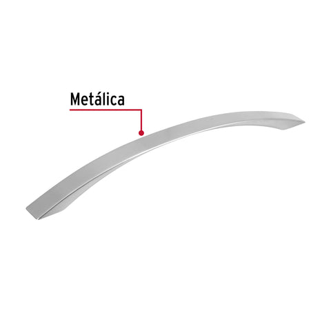 Jaladera de 224mm, línea Moderna, níquel, HERMEX | JAL-0713 | 43379