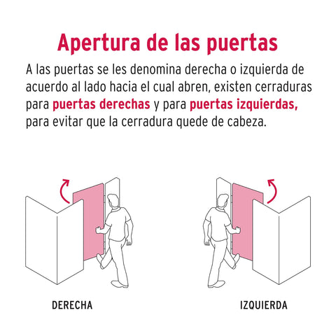 Cerradura sobreponer 3 barras instalafácil, llave puntos | CS-93 | 43488