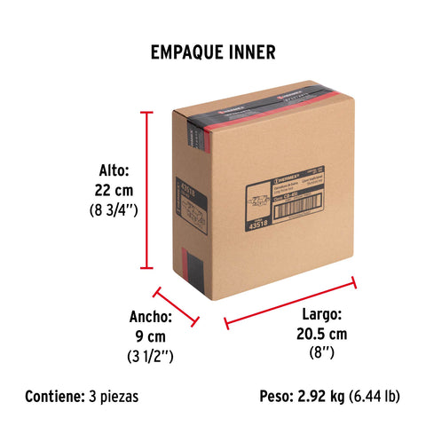 Cerradura de barra libre, izquierda, HERMEX | CB-45I | 43518