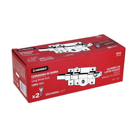 Cerradura de barra libre, izquierda, HERMEX | CB-45I | 43518