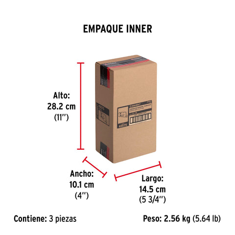Cerradura sobreponer izq instala-fácil, tradicional, caja | CS-75I | 43575