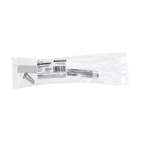 Jaladera de 128mm, línea Contempo, níquel, HERMEX | JAL-0112 | 43609