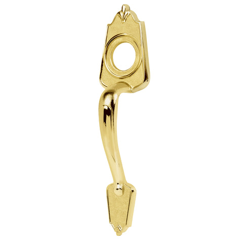 Chapetón metálico para puerta, acabado latón brillante | MADE-1 | 43650