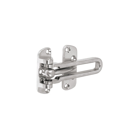Pasador abatible para puerta, acabado cromo mate, HERMEX | PAAB-3 | 43703