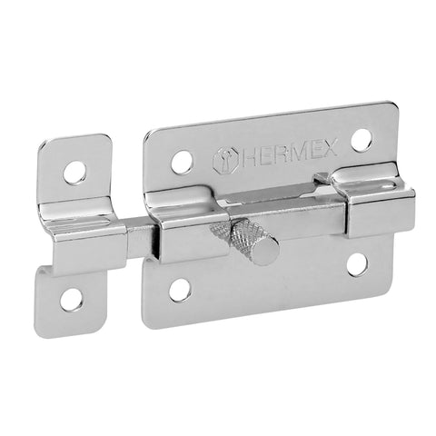 Pasador de barra plana 2' acabado cromo, HERMEX | PAC-35 | 43713