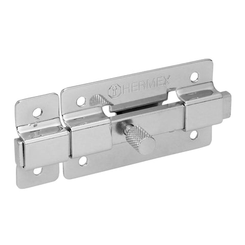 Pasador de barra plana 3' acabado cromo, HERMEX | PAC-36 | 43714